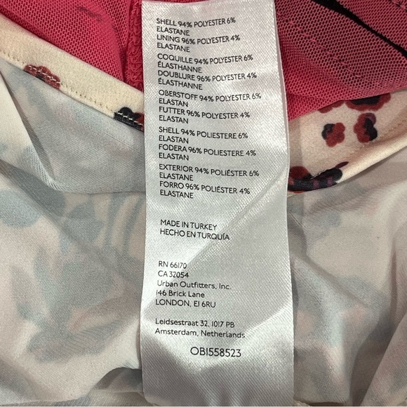 Y2K Vintage Urban Outfitters Floral Midi Babydoll Slip Dress Size Medium - Picture 9 of 10